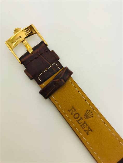 rolex on a leather strap|genuine Rolex leather straps.